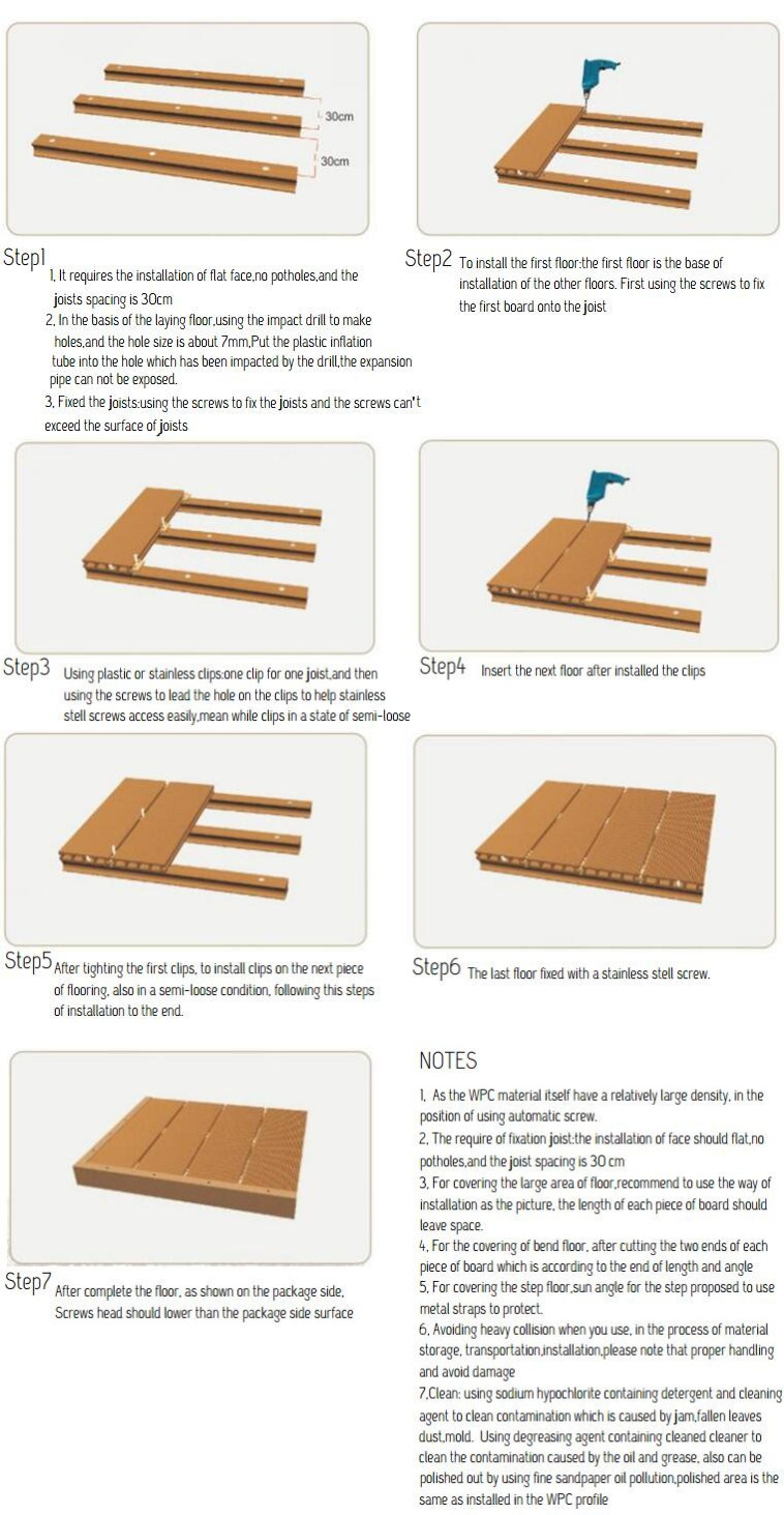 3D embossed surface WPC decking,Super embossed flooring for outdoor,15years warranty.